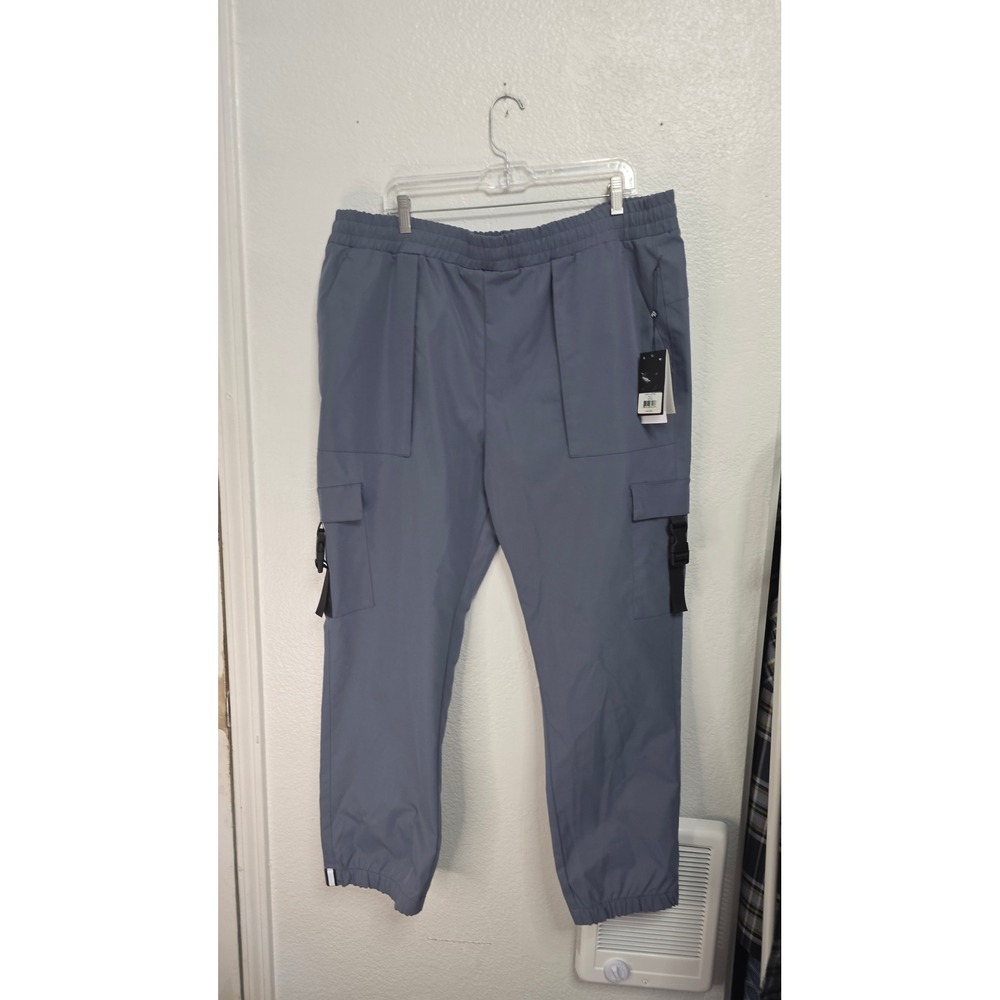 Traj3ctory Cargo Joggers Mens XL Blue New With Tags
